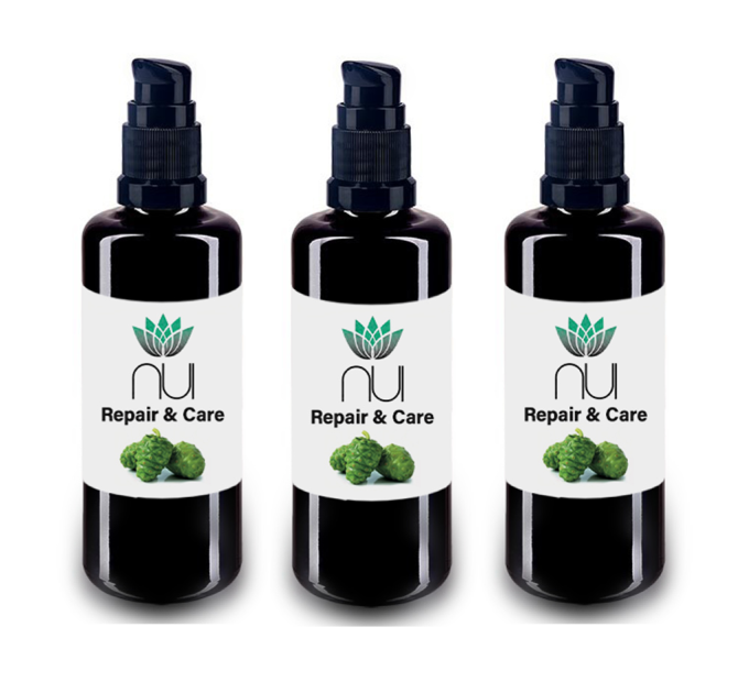 NUI-NONI-Repair&enCare-Gel 3 Flaschen groß